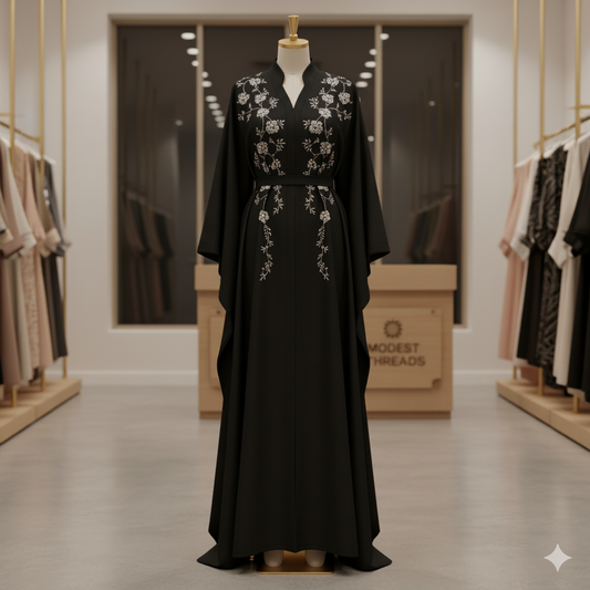 Premium Abaya Black Colour